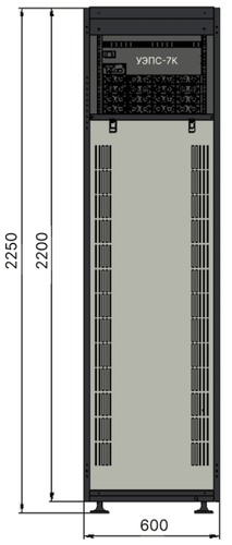Шкаф А1-М 2250х600х600