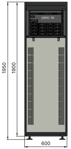 Шкаф А2-М 1950х600х600