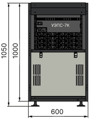 Шкаф А4-М 1050х600х600